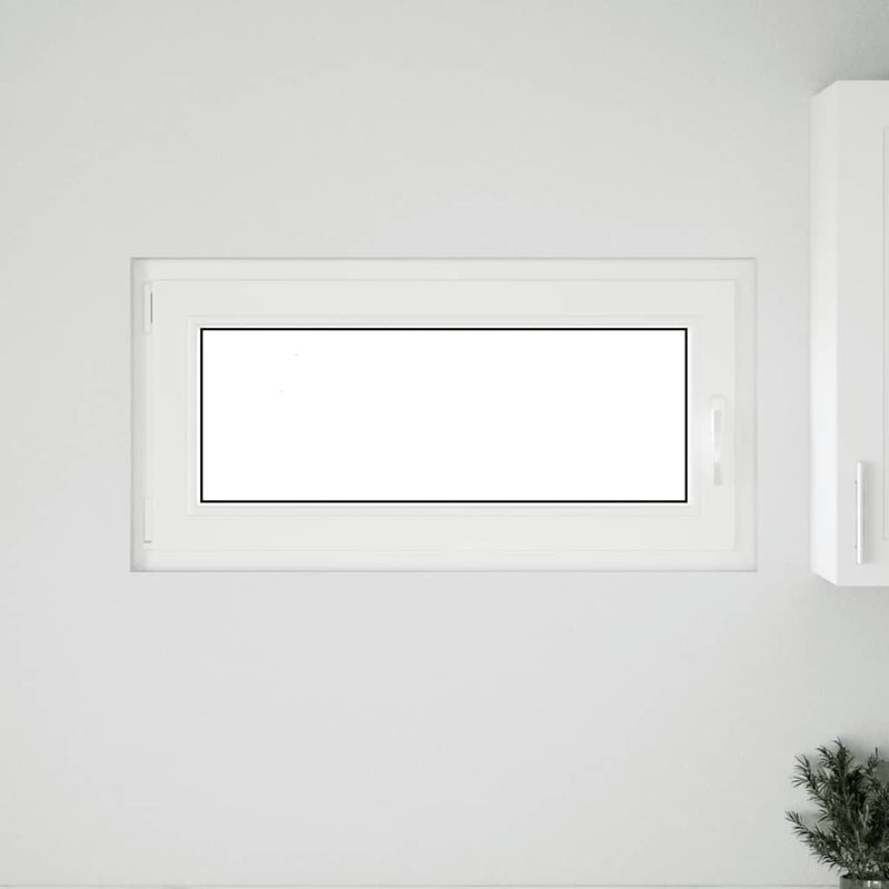 vidaXL "RISOR" pinceablak, 100x50 cm, bukó-nyíló, DIN, bal oldali, fehér