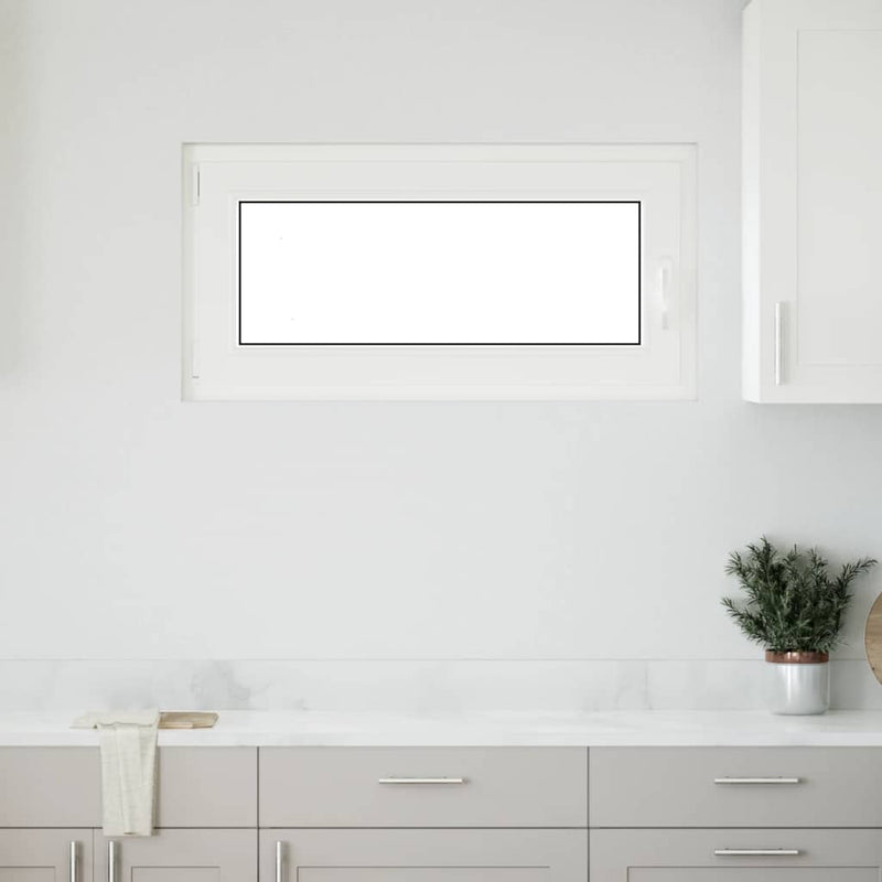 vidaXL "RISOR" pinceablak, 100x50 cm, bukó-nyíló, DIN, bal oldali, fehér