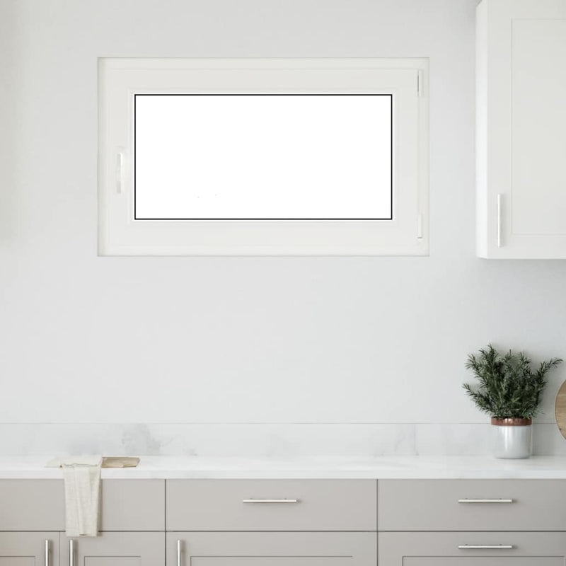 vidaXL "RISOR" pinceablak, 100x60 cm, bukó-nyíló, DIN, jobb oldali, fehér