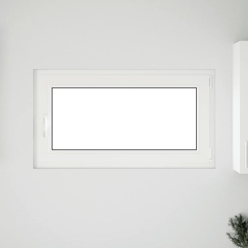 vidaXL "RISOR" pinceablak, 110x70 cm, bukó-nyíló, DIN, jobb oldali, fehér