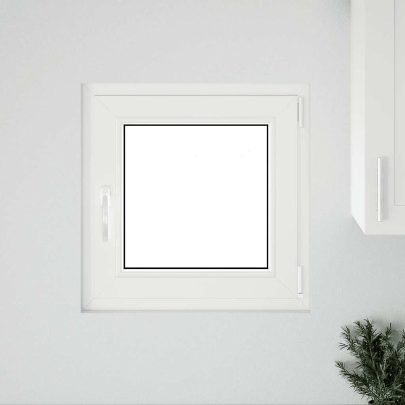 vidaXL "RISOR" pinceablak 50x50 cm, bukó-nyíló, DIN, jobb oldali, fehér