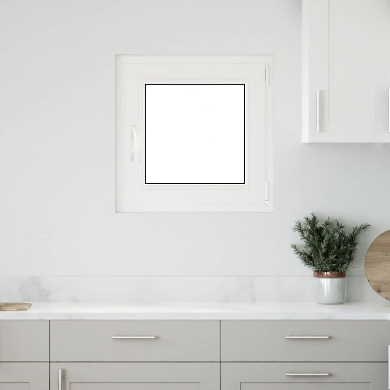 vidaXL "RISOR" pinceablak 50x50 cm, bukó-nyíló, DIN, jobb oldali, fehér