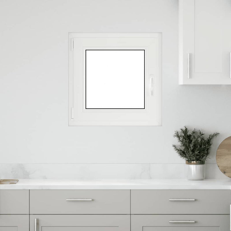 vidaXL "RISOR" pinceablak 50x50 cm, bukó-nyíló, DIN, bal oldali, fehér