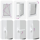 vidaXL alagsori ablak RISOR 60x80 cm billenő és forgatható DIN jobb