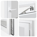 vidaXL alagsori ablak RISOR 60x80 cm billenő és forgatható DIN jobb