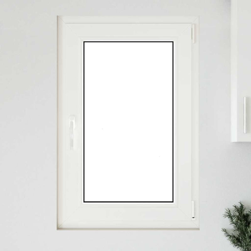 vidaXL "RISOR" pinceablak, 60x100 cm, bukó-nyíló, DIN, jobb oldali, fehér