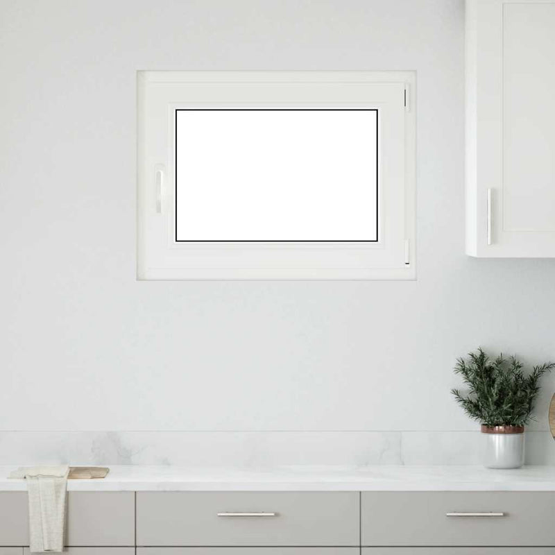 vidaXL "RISOR" pinceablak 80x70 cm, bukó-nyíló, DIN, jobb oldali, fehér