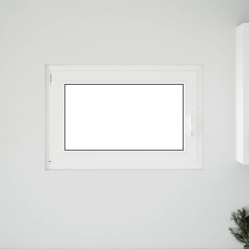 vidaXL "RISOR" pinceablak 90x50 cm, bukó-nyíló, DIN, bal oldali, fehér