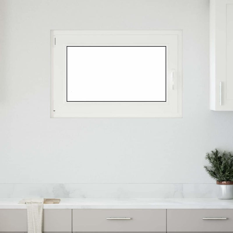 vidaXL "RISOR" pinceablak 90x50 cm, bukó-nyíló, DIN, bal oldali, fehér
