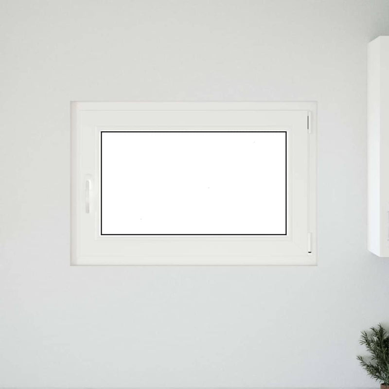 vidaXL "RISOR" pinceablak 90x70 cm, bukó-nyíló, DIN, jobb oldali, fehér