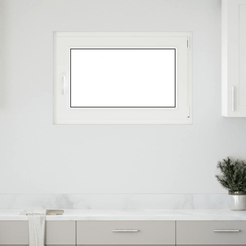 vidaXL "RISOR" pinceablak 90x70 cm, bukó-nyíló, DIN, jobb oldali, fehér