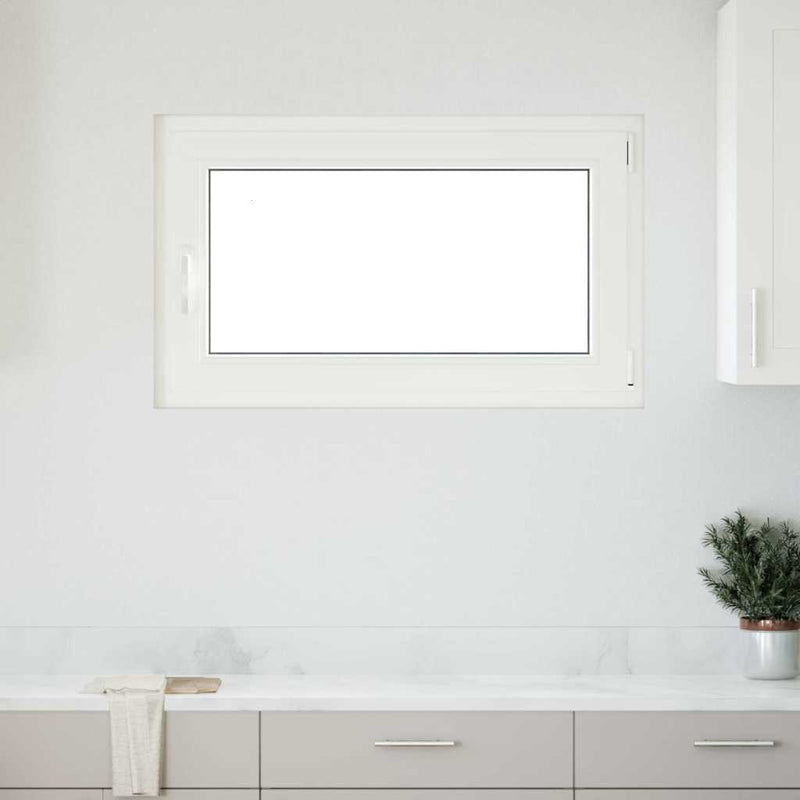 vidaXL "RISOR" pinceablak, 100x50 cm, bukó-nyíló, DIN, jobb oldali, fehér
