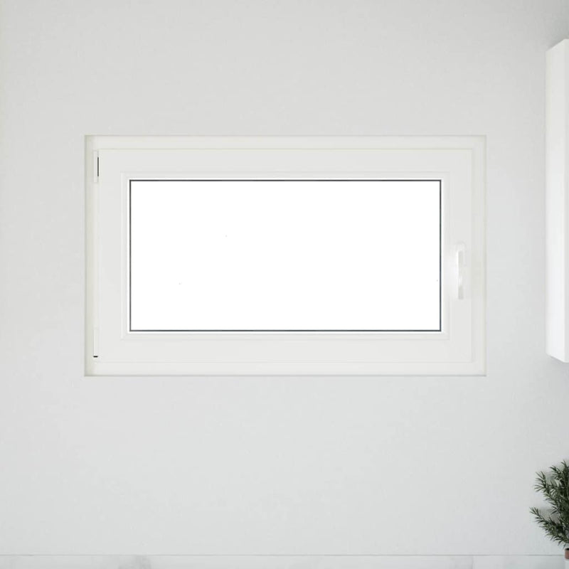 vidaXL "RISOR" pinceablak, 100x50 cm, bukó-nyíló, DIN, bal oldali, fehér