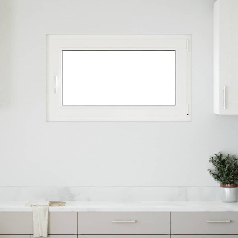 vidaXL "RISOR" pinceablak, 100x60 cm, bukó-nyíló, DIN, jobb oldali, fehér