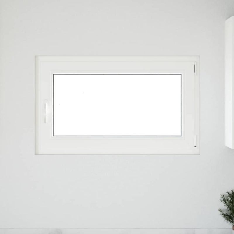 vidaXL "RISOR" pinceablak, 100x70 cm, bukó-nyíló, DIN, jobb oldali, fehér