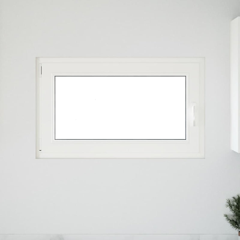 vidaXL "RISOR" pinceablak, 100x70 cm, bukó-nyíló, DIN, bal oldali, fehér