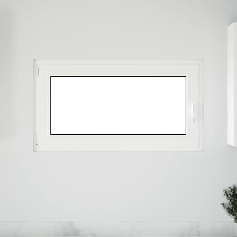 vidaXL "RISOR" pinceablak, 110x70 cm, bukó-nyíló, DIN, bal oldali, fehér
