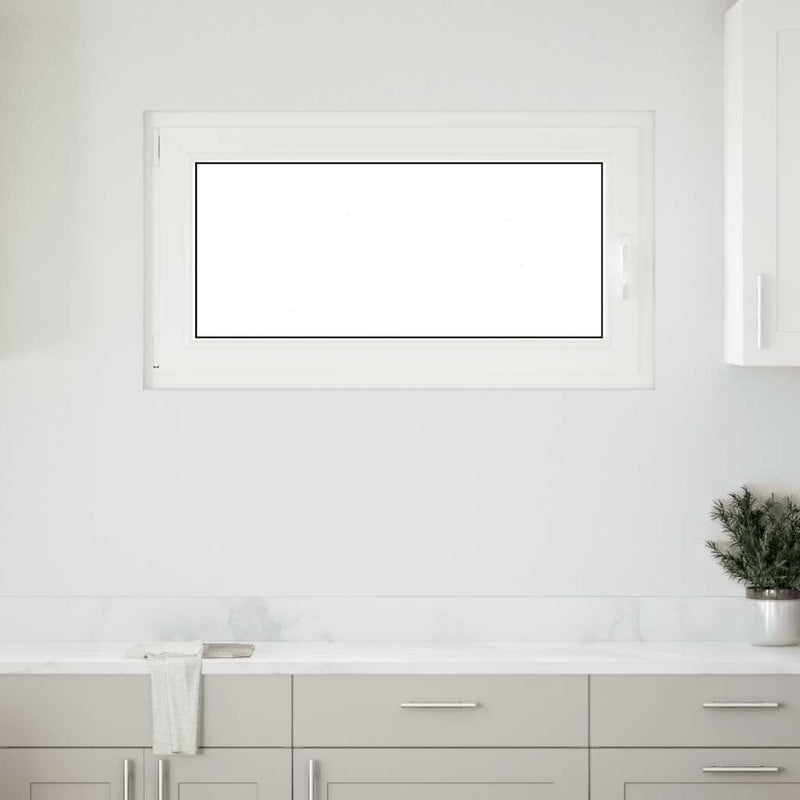 vidaXL "RISOR" pinceablak, 110x70 cm, bukó-nyíló, DIN, bal oldali, fehér