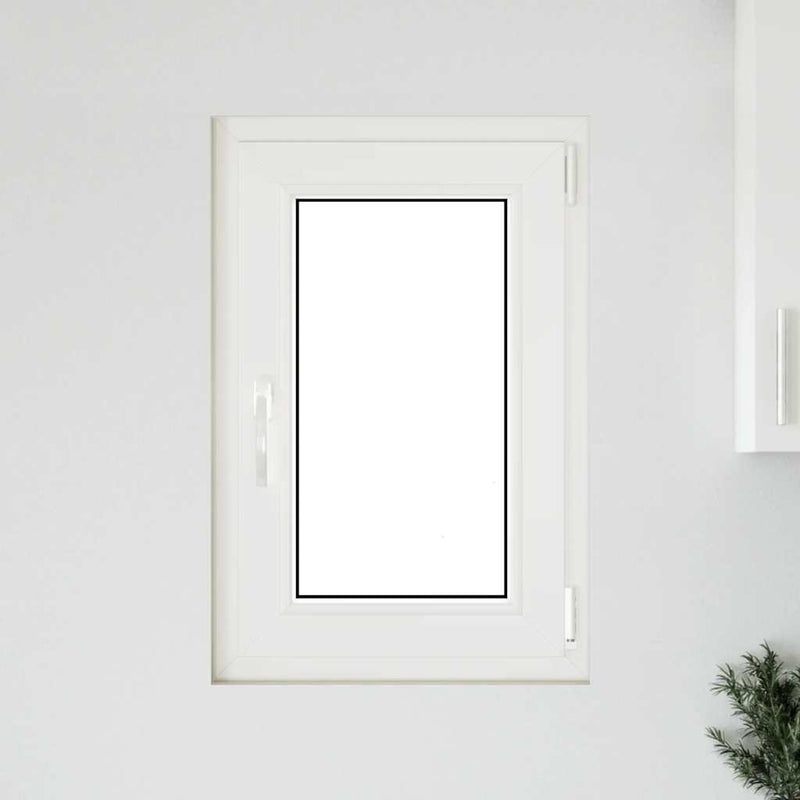 vidaXL "RISOR" pinceablak 50x75 cm, bukó-nyíló, DIN, jobb oldali, antracit