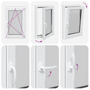 vidaXL alagsori ablak RISOR 60x80 cm billenő és forgatható DIN jobb