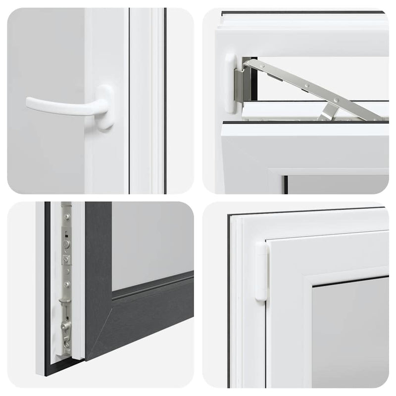 vidaXL alagsori ablak RISOR 60x90 cm billenő-forgatható DIN bal