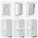 vidaXL "RISOR" pinceablak 60x100 cm, bukó-nyíló, DIN, jobb oldali, antracit