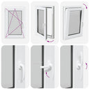 vidaXL "RISOR" pinceablak 60x100 cm, bukó-nyíló, DIN, bal oldali, antracit