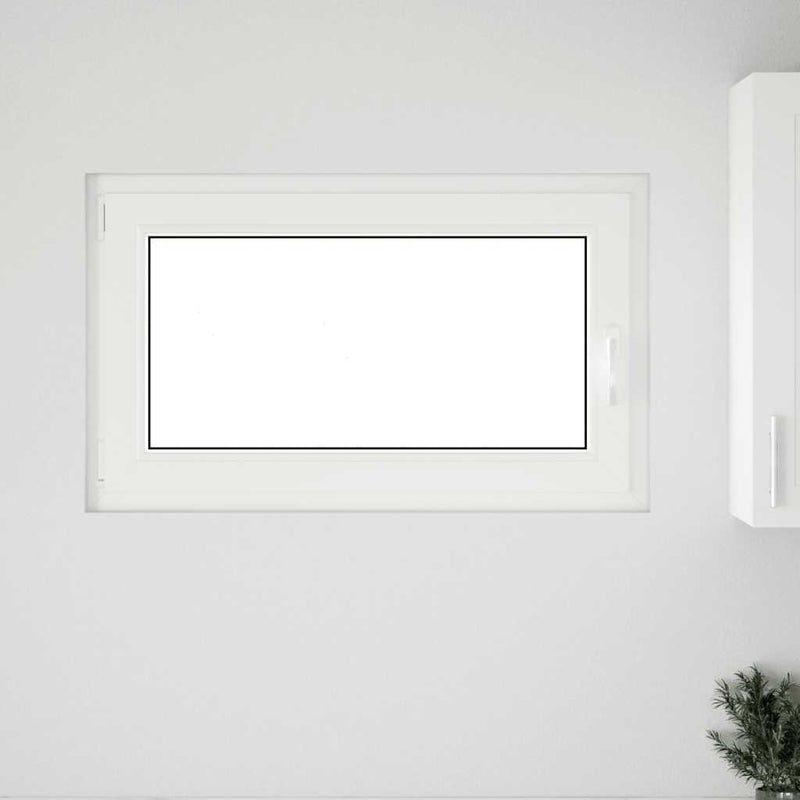 vidaXL "RISOR" pinceablak, 100x60 cm, bukó-nyíló, DIN, bal oldali, antracit