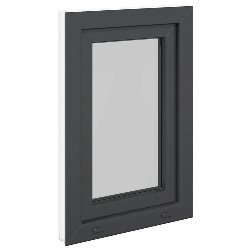 vidaXL "RISOR" pinceablak 50x75 cm, bukó-nyíló, DIN, jobb oldali, antracit