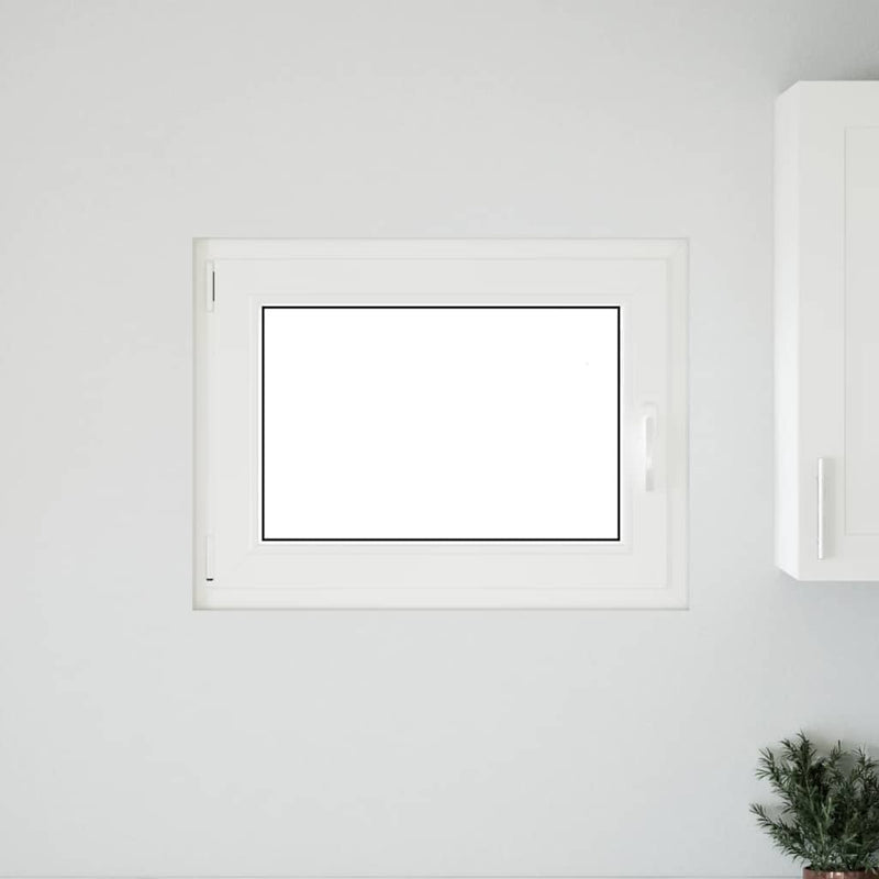 vidaXL "RISOR" pinceablak 80x60 cm, bukó-nyíló, DIN, bal oldali, antracit