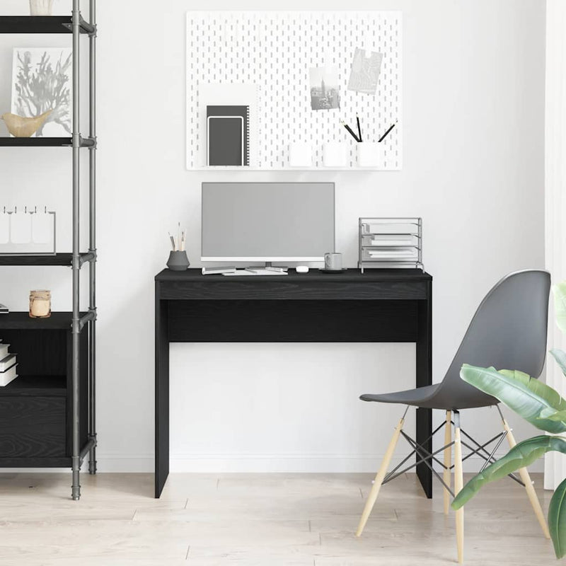 vidaXL fekete tölgyfa íróasztal 90 x 40 x 72 cm