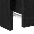 vidaXL Éjjeliszekrény 2 pcs Fekete tölgy 30 x 30 x 40 cm Faanyag