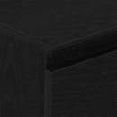 vidaXL fekete tölgy szerelt fa tálalószekrény 60 x 35 x 98,5 cm