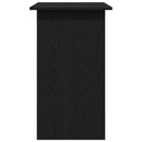 vidaXL fekete tölgy színű szerelt fa íróasztal 80 x 45 x 74 cm