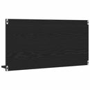 vidaXL fekete tölgyfa fürdőszobai tükrös szekrény 90 x 11 x 45 cm