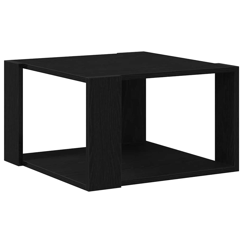 vidaXL Dohányzóasztal Musta tammi 85 x 55 x 31 cm Faanyag