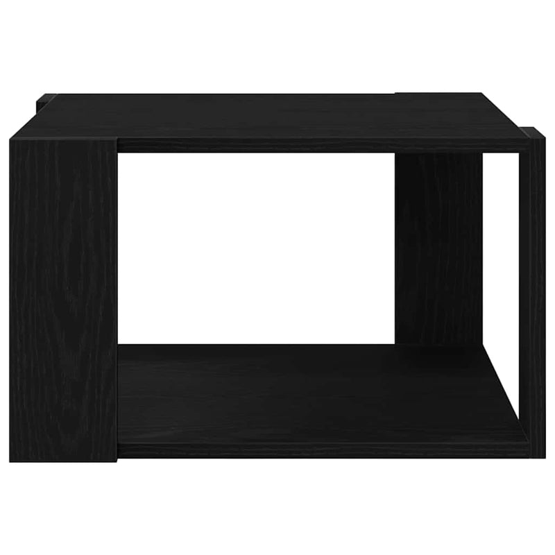 vidaXL Dohányzóasztal Musta tammi 85 x 55 x 31 cm Faanyag