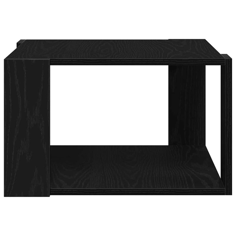vidaXL Dohányzóasztal Musta tammi 85 x 55 x 31 cm Faanyag