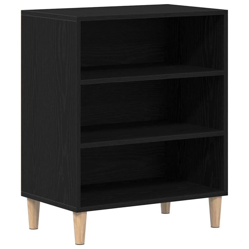 vidaXL Széf Musta tammi 57 x 35 x 70 cm Faanyag