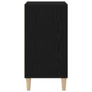 vidaXL Széf Fekete tölgy 57 x 35 x 70 cm Faanyag