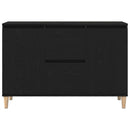 vidaXL Széf fiókkal Fekete 102 x 35 x 60 cm Faanyag