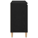 vidaXL Széf fiókkal Fekete 102 x 35 x 60 cm Faanyag