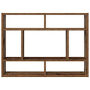 vidaXL antik fa szerelt fa fali polc 75x16x55 cm