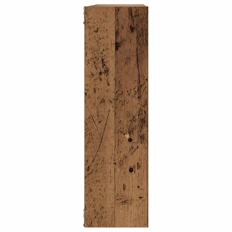 vidaXL antik fa szerelt fa fali polc 75x16x55 cm