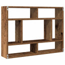 vidaXL antik fa szerelt fa fali polc 75x16x55 cm