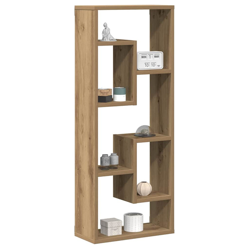 vidaXL kézműves tölgyfa fali polc 36 x 16 x 90 cm redőzött fa