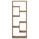 vidaXL kézműves tölgyfa fali polc 36 x 16 x 90 cm redőzött fa