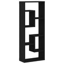 vidaXL fekete tölgyfa fali polc 36 x 16 x 90 cm