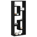 vidaXL fekete tölgyfa fali polc 36 x 16 x 90 cm