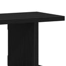 vidaXL 2 db fekete tölgy szerelt fa fali polcok 90x18x20 cm